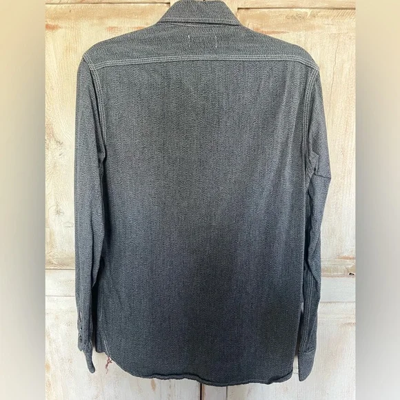 Taylor Stitch (made in California) salt n pepper button down (M/38) - Picture 2 of 5